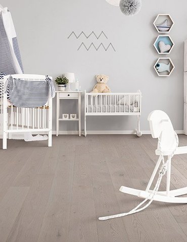 Wood floor installation in Dewitt MI from Williams Carpet, INC